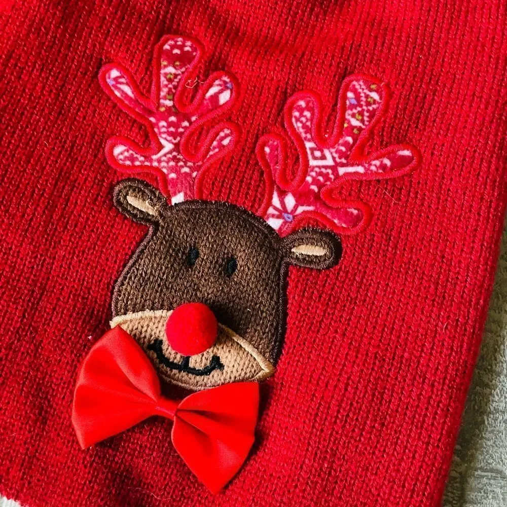 Reindeer Christmas Dog Sweater